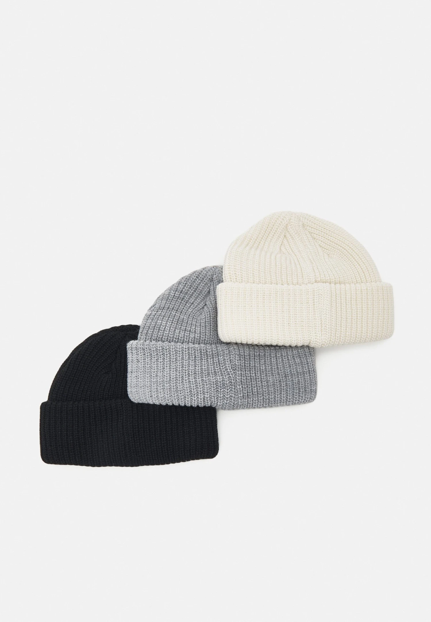 Pier One Unisex 3 Pack - Gorro - Black/White/Grey 2 Pier One Unisex 3 Pack - Gorro - Black/White/Grey - Imagen 2