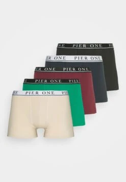 Pier One 5 Pack - Culotte - Beige/Green/Bordeaux -Pier One Mode Outlet Tienda bc7bad60932445cabd41ffd20695bb0b
