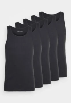Pier One 5 Pack - Camiseta Interior - Black -Pier One Mode Outlet Tienda bd4341255cf84f2da3761cdaf14a49da