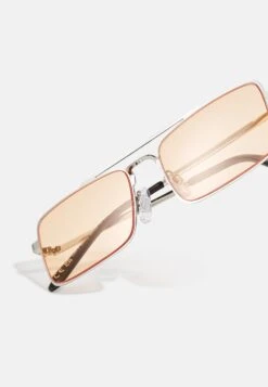 Pier One Unisex - Gafas De Sol - Silver-Coloured, Orange -Pier One Mode Outlet Tienda c3e0b08b50694894a004abe5f6d7d7b9