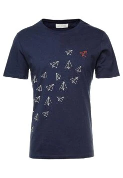 Pier One Camiseta Estampada - Dark Blue -Pier One Mode Outlet Tienda c476ed88386f4d719c7cdcef3f33dd1f