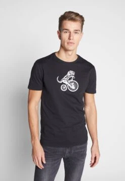 Pier One Camiseta Estampada - Black