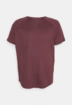 Pier One Plus Size - Camiseta Básica - Bordeaux