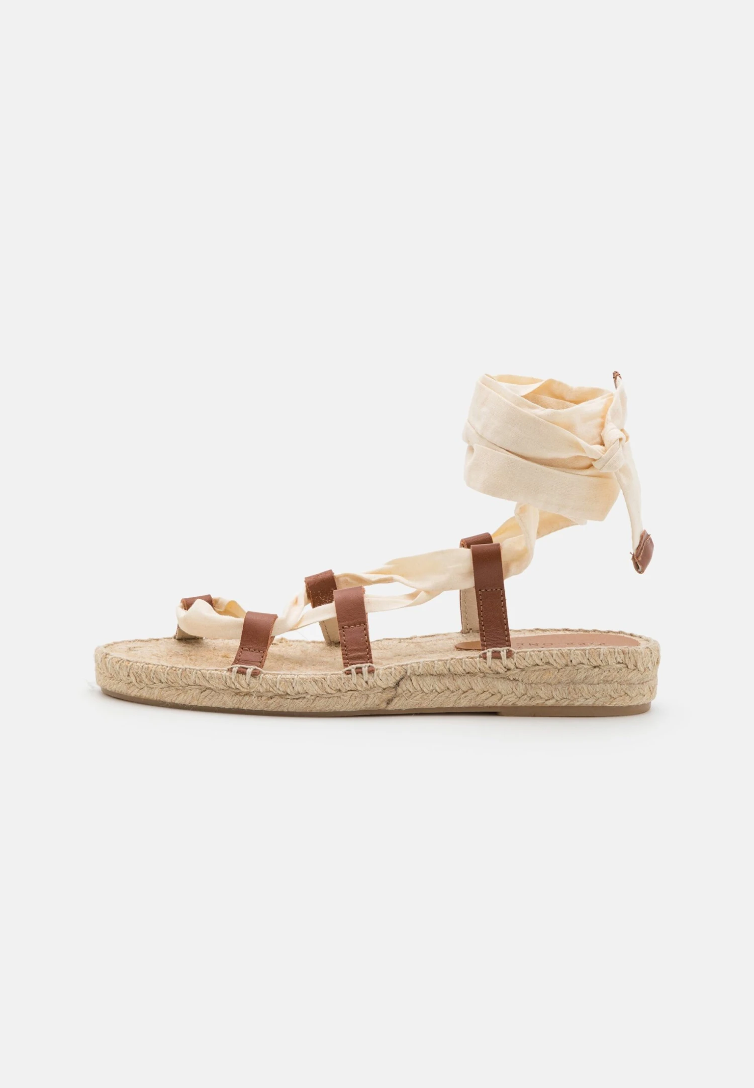 Pier One Leather - Sandalias Con Plataforma - 003 - Off-White 2 Pier One Leather - Sandalias Con Plataforma - 003 - Off-White - Imagen 2