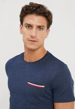 Pier One Camiseta Básica - Mottled Dark Blue -Pier One Mode Outlet Tienda cf0b128f23eb42d29f229a8b186e6078