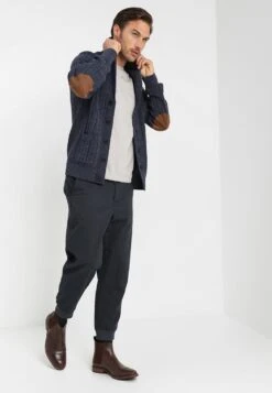 Pier One Chaqueta De Punto - Mottled Blue -Pier One Mode Outlet Tienda d17f40ae001b4e2981eec2ae918e2041