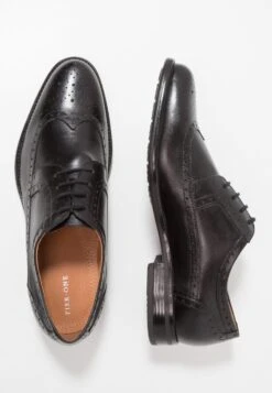 Pier One Leather - Zapatos Con Cordones - Black -Pier One Mode Outlet Tienda d47b1b97ff7149479a6f5f2b78a5cdf6