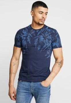Pier One Camiseta Estampada - Blue