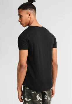 Pier One Garment Tee - Camiseta Básica - Black -Pier One Mode Outlet Tienda d6602250572043e18ca408482080235f
