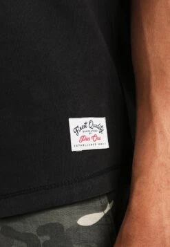 Pier One Garment Tee - Camiseta Básica - Black -Pier One Mode Outlet Tienda d7d65e25c1034ac4a390973ab6342d9a