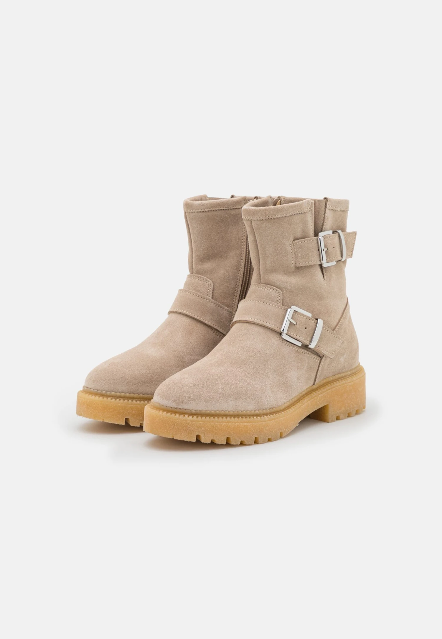 Pier One Leather - Botines Camperos - Beige 3 Pier One Leather - Botines Camperos - Beige - Imagen 3