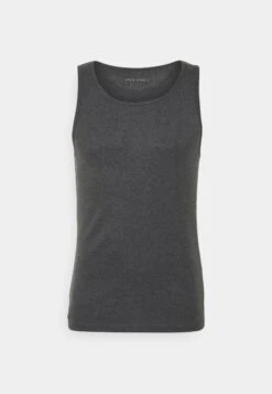 Pier One 3 Pack - Camiseta Interior - Black/Khaki/Mottled Dark Grey -Pier One Mode Outlet Tienda db55481c66374b04bfd0813da516887f