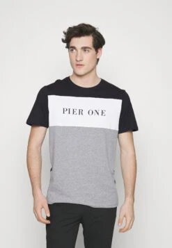 Pier One Camiseta Estampada -Black