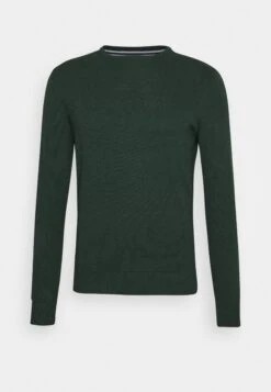 Pier One Basic Crewneck - Jersey De Punto - Mottled Dark Green -Pier One Mode Outlet Tienda ed0d07d298fc4765845341d2b8f1838a