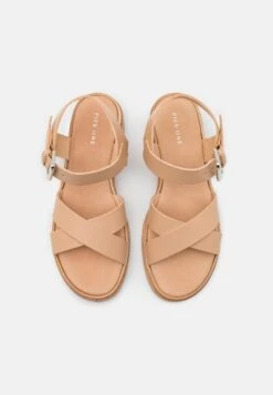 Pier One Leather - Sandalias - Beige -Pier One Mode Outlet Tienda efe3a4419dd64fed9e5a1ad795b3f40c