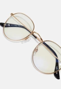 Pier One Unisex - Gafas Con Filtro De Luz Azul -Gold- Coloured -Pier One Mode Outlet Tienda f33625ede44c4459b7dfbd3d3ec6aa31