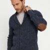 Pier One Chaqueta De Punto - Mottled Blue
