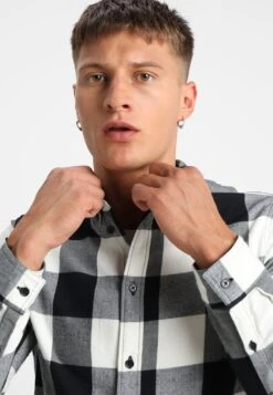 Pier One Camisa - Black/White -Pier One Mode Outlet Tienda f53db08a39734cb0a9045c08ab5cf6e6