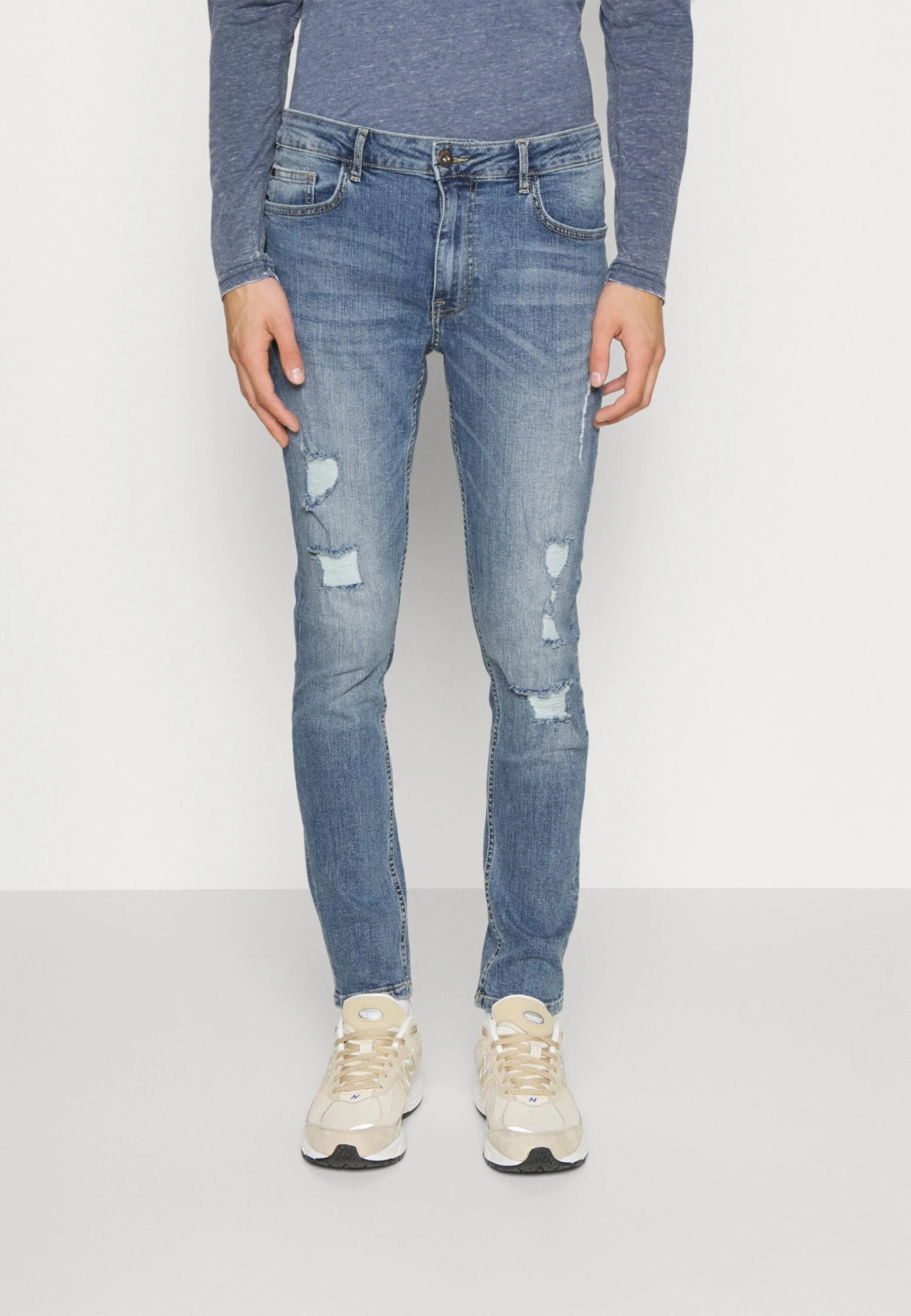 Pier One Vaqueros Pitillo - Dark Blue Denim 1 Pier One Vaqueros Pitillo - Dark Blue Denim