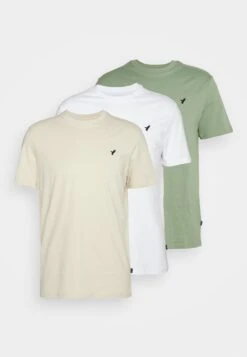 Pier One 3 Pack Unisex - Camiseta Básica - White/Offwhite /Green 16 Pier One 3 Pack Unisex - Camiseta Básica - White/Offwhite /Green -Pier One Mode Outlet Tienda fe96b4eb79924bdb945969ca3cf26a74